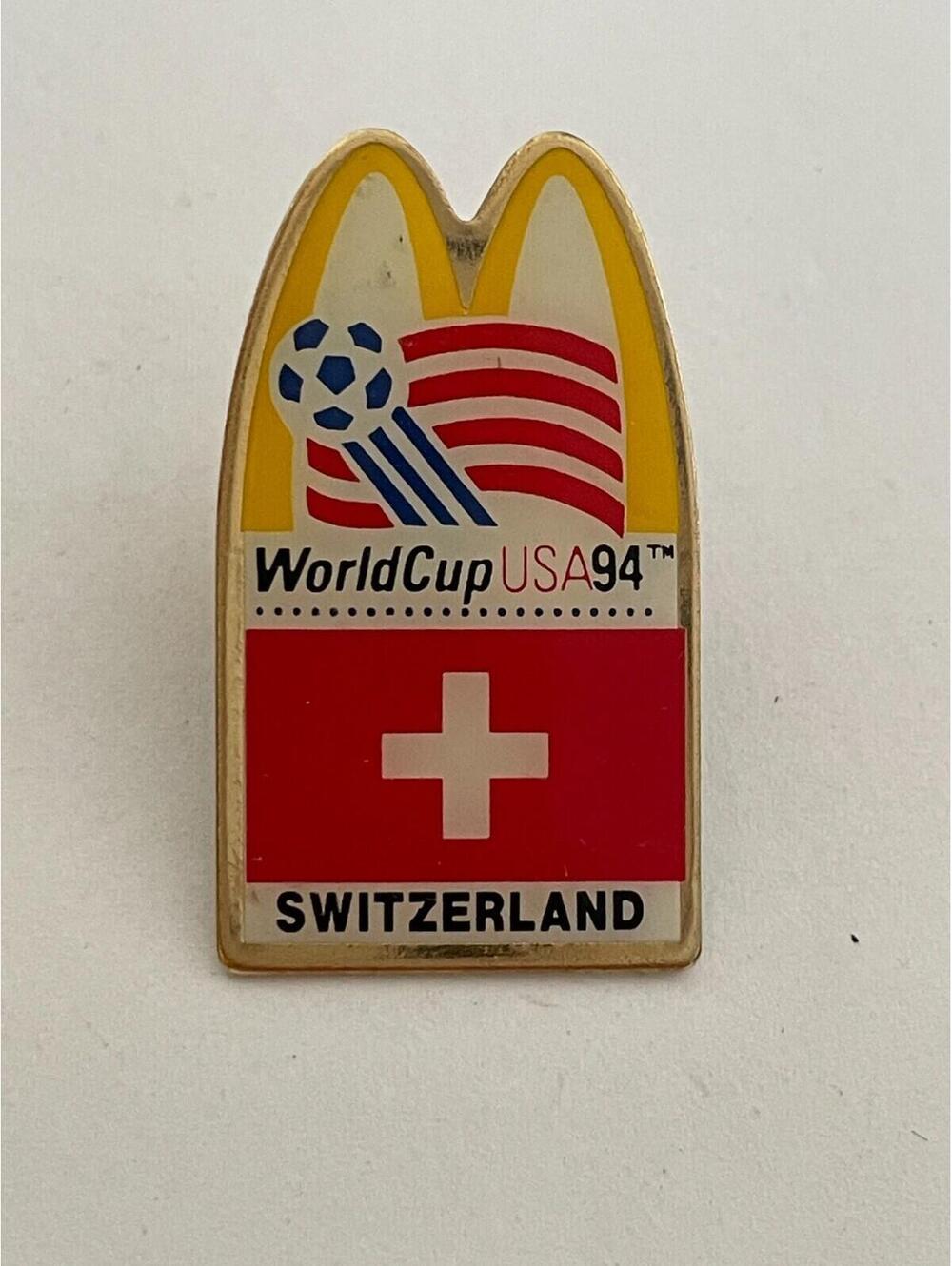 McDonalds World Cup USA 94 Switzerland Pin